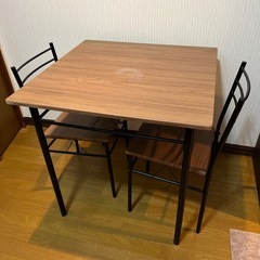 家具　2人用ダイニングセット