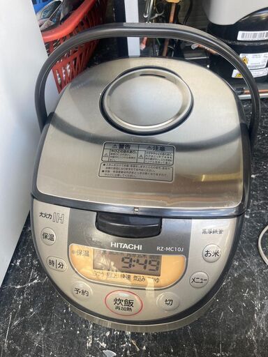 ☆中古￥3,000！HITACHI　5.5合IH炊飯ジャー　家電　RZ-MC10J型　2013年製　【BH139】