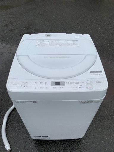 シャープ　全自動電気洗濯機 ES-GE6B-W
