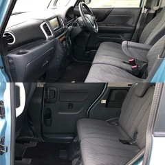 ［SOLD］車検取り立て スズキ スペーシアMK42S 4WD 27年式 ハイブリッド ナビTV Bluetooth ETC バックカメラ の画像