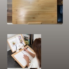 【値下げ！下の部分のみ！】子供も大人も姿勢矯正　書見台　大きめの画像