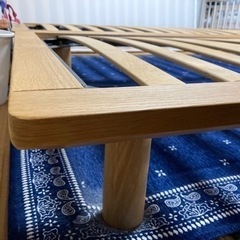 無印良品　木製フレームベッド　シングルの画像