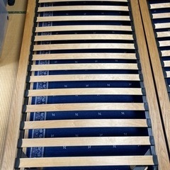 無印良品　木製フレームベッド　シングルの画像