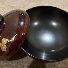 ☆後藤塗☆漆器☆汁椀☆蓋付き☆5客セット☆お味噌汁☆吸い物椀☆和食☆すまし汁☆食器☆お椀☆の画像