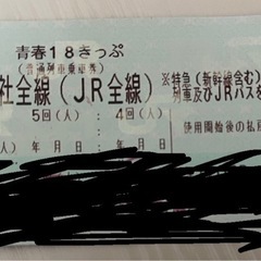 青春18きっぷ 2回分