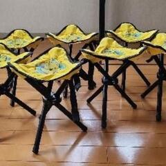 アウトドアチェア　レジャーチェア　くまのプーさんの画像