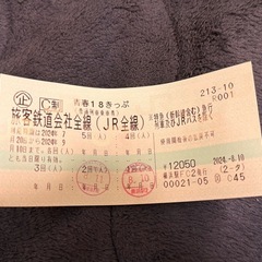 青春18切符(2024) 3回分