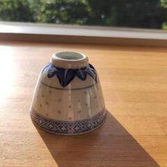 中国茶　湯のみ　ホタル焼き　蛍透かし　MADE IN CHAINA　(5客揃)の画像
