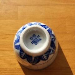 中国茶　湯のみ　ホタル焼き　蛍透かし　MADE IN CHAINA　(5客揃)の画像