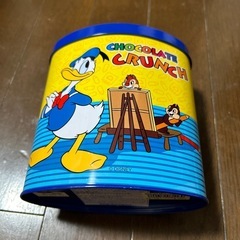 ２０００年東京ディズニーランドチョコレートクランチ缶の画像