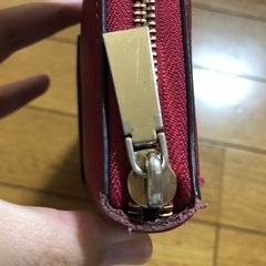 マイケルコース　長財布　ツートーン　赤の画像