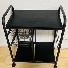 キッチンワゴン　キッチンラック　棚　キャスター付き　　　の画像