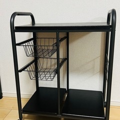 キッチンワゴン　キッチンラック　棚　キャスター付き　　　
