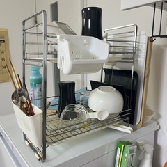 2段式　食器乾燥ラック