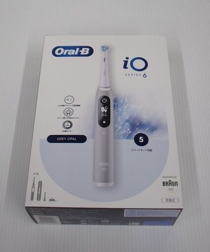 ブラウン 電動歯ブラシ オーラルB iO6 グレ－オパール iOM62I61KGR-W