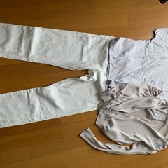 ユニクロパンツ　カーディガン　半袖Tシャツ　Sサイズ