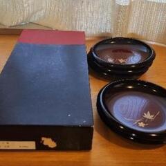漆器　曙　春秋　銘々皿　(1セット 5枚)の画像