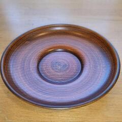 漆器　栃塗　ダルマ　茶托　(4枚)の画像