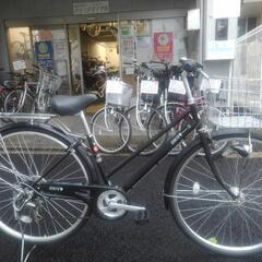 中古自転車３２１９　２７インチ　６段ギヤ　LEDオートライト