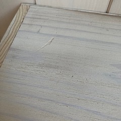 ハンドメイド アンティーク風のシェルフ  木製棚 ホワイト&ナチュラルの画像