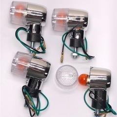 バイク汎用ミニウインカー四つの画像