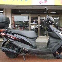 NO.5130　アドレス１２５　４サイクルエンジン　FⅠ車　　ブラックの画像