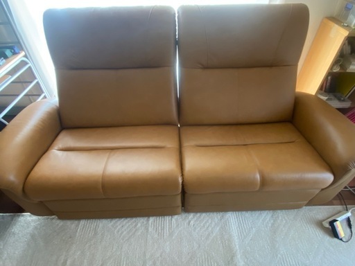2人　ソファー　片側電動