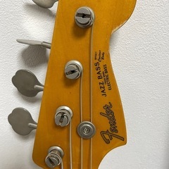中古品　Fenderジャズベース　ストラップ、ケース、ミニアンプ付きの画像