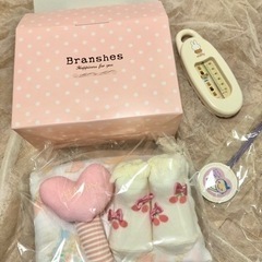 (未使用Branshes)靴下・ガーゼタオル・おもちゃ＋α(沐浴...