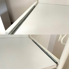 キッチンラック　レンジ台　ホワイトの画像