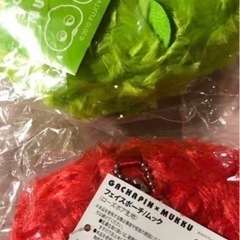 【未使用に近い】ガチャピン×ムック　 フェイスポーチの画像