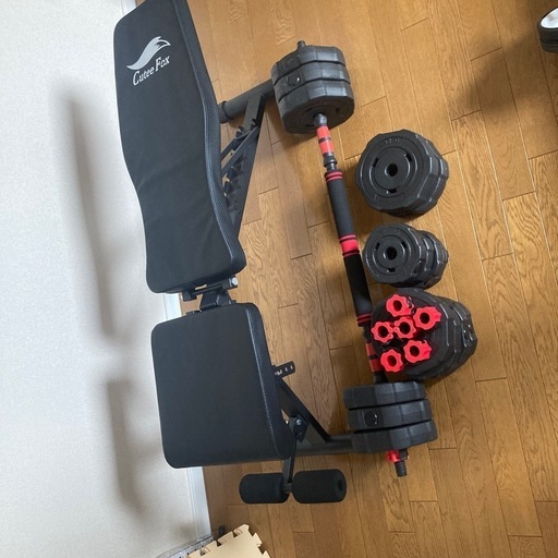 インクラインベンチ&可変式ダンベル20KG×2