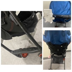 Aprica✨超軽量✨片手ワンタッチ折りたたみ✨B型ベビーカー✨の画像