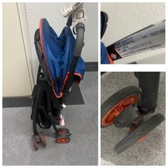 Aprica✨超軽量✨片手ワンタッチ折りたたみ✨B型ベビーカー✨の画像