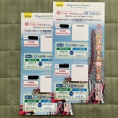 【9月末迄】ナガシマスパーランド パスポート券2枚