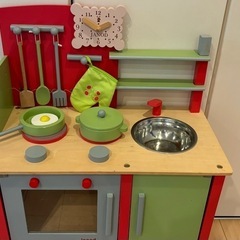 ジャノー木製ビストロキッチンの画像