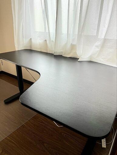 【L字電動昇降デスク】160cm×110cm