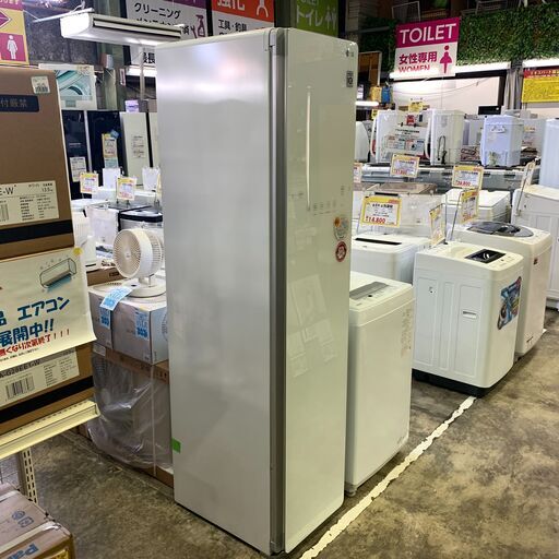衣類乾燥機 リフレッシュ機 LG S3WER 2018年 中古商品