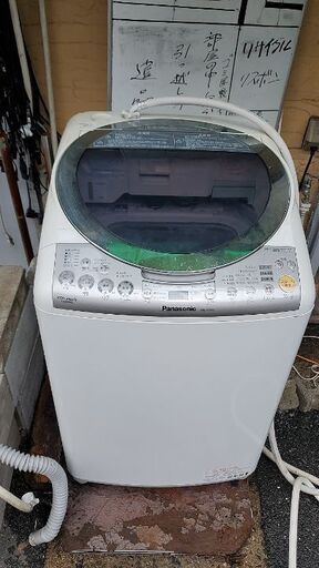 乾燥バッチリ、Panasonic8キロ洗濯機