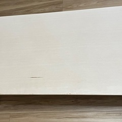 白ローテーブル　110㎝×50㎝の画像