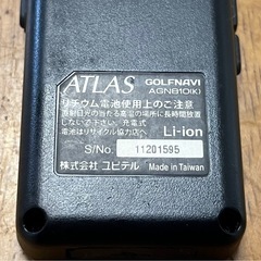 ゴルフナビATLAS AGN810K　中古動作品　現状渡しの画像