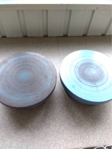 陶芸 手回しろくろ 手ろくろ 直径約25cm