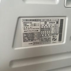 本日午前中で締め切ります。ドラム式全自動洗濯機　まだ使えてます！の画像