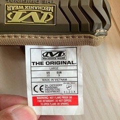 MECHANIX WEAR 作業手袋（迷彩、マジックテープ付き）の画像