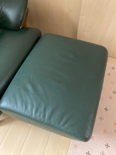 ソファー、オットマンセット　中古　美品