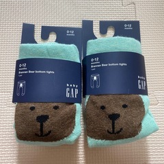babyGAP クマさんタイツ 2つセット 