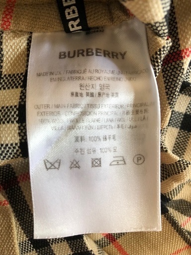 ご自宅まで0円配送?美品✨バーバリースカート高級クリーニング済