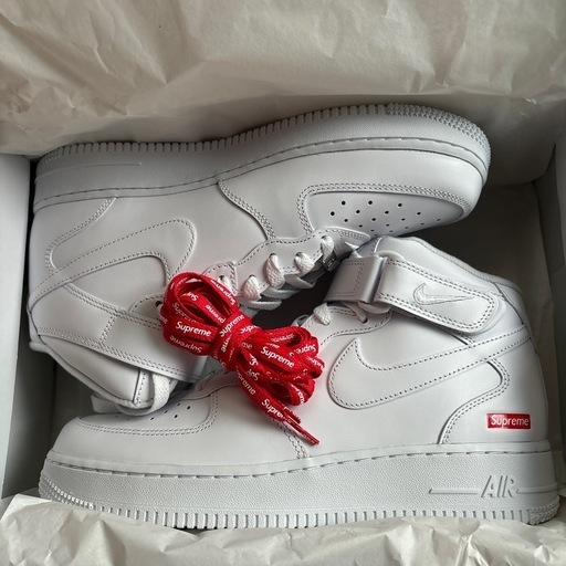 Supreme AF1mid ホワイト　26.5cm