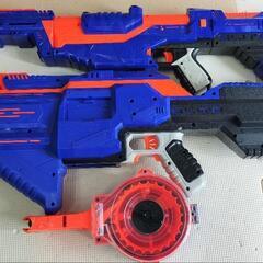 ナーフ銃2台セットおもちゃ