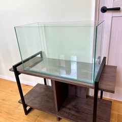 オールガラス60センチ水槽　専用水槽台セットの画像
